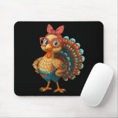 Tapis De Souris Gobble Turkey Day Happy Thanksgiving For Toddlers (Avec souris)