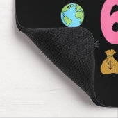 Tapis De Souris God Did It First Christian 6 7 Meme Six Seven Bibl (Coin)