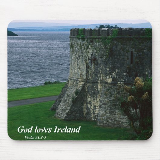 Tapis De Souris God Love Ireland Mouspad (Devant)