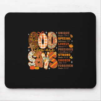 Tapis De Souris God Says You Are Fall Vibes Autumn Religious Chris