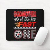 Tapis De Souris Godmother Of The Fast One First Birthday Racing Ca (Avec souris)