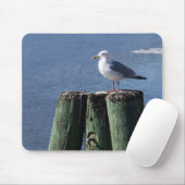 Tapis De Souris Goéland sur pilotis (Avec souris)