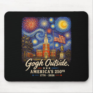 Tapis De Souris Gogh extérieur 250e anniversaire 1776 2026 Peindre
