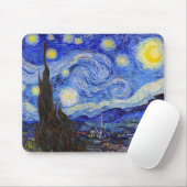 Tapis De Souris Gogh , “Starry Night” (Avec souris)
