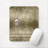 Tapis De Souris Gold damask (Avec souris)