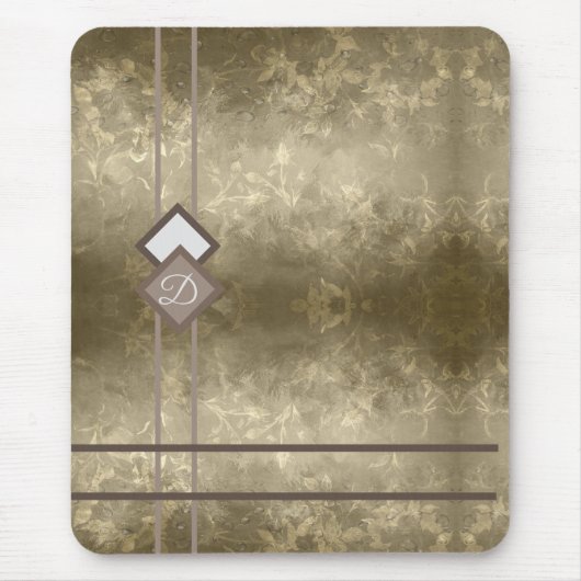 Tapis De Souris Gold damask (Devant)