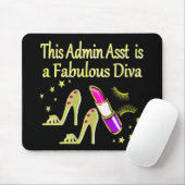TAPIS DE SOURIS GOLD GLITZY ADMIN ASSISTANT DIVA DESIGN (Avec souris)