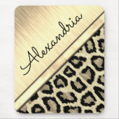 Tapis De Souris Gold Illuminating Leopard Print (Devant)