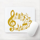 Tapis De Souris Gold Notes_ (Avec souris)