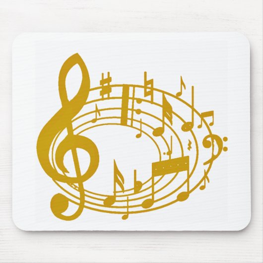 Tapis De Souris Gold Notes_ (Devant)