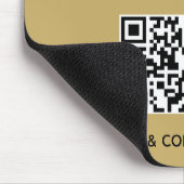 Tapis De Souris Gold Simple Elegant Wifi Code QR Mot de passe rése (Coin)