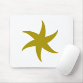 Tapis De Souris Gold Star (Avec souris)