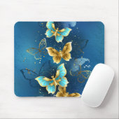 Tapis De Souris Golden butterflies (Avec souris)