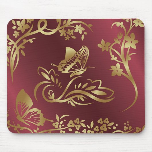 Tapis De Souris Golden butterfly (Devant)