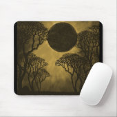 Tapis De Souris Golden Dark Forest Eclipse Mousepad (Avec souris)