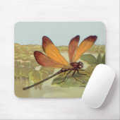 Tapis De Souris Golden Dragonfly (Avec souris)