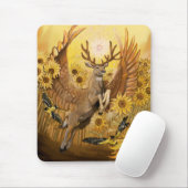 Tapis De Souris Golden Feilds Mule Deer (Avec souris)