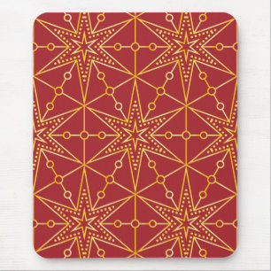 Tapis De Souris Golden Festive Starry