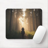 Tapis De Souris Golden Forest Rider Mousepad (Avec souris)