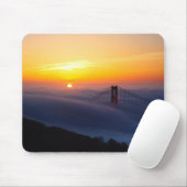 Tapis De Souris Golden gate bridge au lever de soleil (Avec souris)