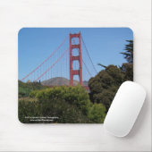 Tapis De Souris Golden gate bridge Mousepad (Avec souris)