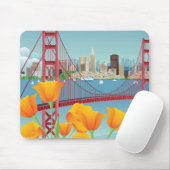 Tapis De Souris Golden gate bridge | San Francisco, CA (Avec souris)