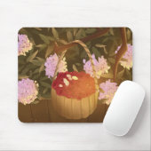 Tapis De Souris Golden Hour Raspberry Basket Mouse Pad (Avec souris)