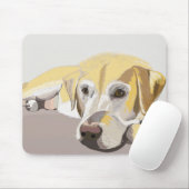 Tapis De Souris Golden Labrador (Avec souris)