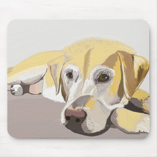 Tapis De Souris Golden Labrador (Devant)