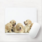 Tapis De Souris Golden Labrador Pupile (Avec souris)