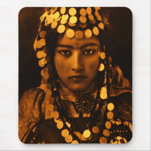 Tapis De Souris Golden Maghreb Ouled Naïl Berber Girl Femme