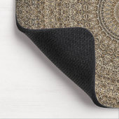 Tapis De Souris Golden Mandala (Coin)