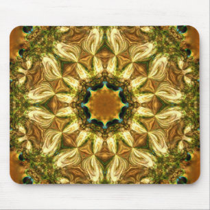 Tapis De Souris Golden Nature Mandala Mousepad
