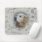 Tapis De Souris Golden Retriever (Avec souris)