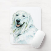 Tapis De Souris Golden retriever anglais (Avec souris)