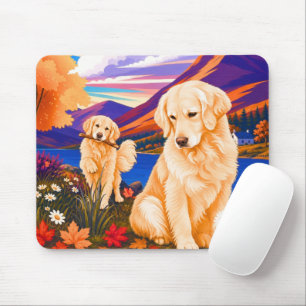 Tapis De Souris Golden Retriever • ArtMuse