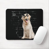 Tapis De Souris Golden Retriever avec masque amusant Souris Pad (Avec souris)