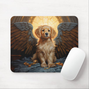 Tapis De Souris Golden Retriever chiot Angel