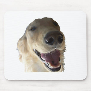 Tapis De Souris Golden retriever de sourire Mousepad