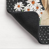 Tapis De Souris Golden Retriever et Daisies (Coin)