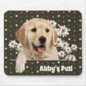 Tapis De Souris Golden Retriever et Daisy on Stars (Devant)