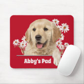 Tapis De Souris Golden Retriever et Daisy Souris (Avec souris)