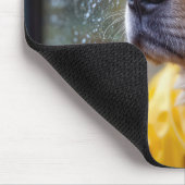 Tapis De Souris Golden Retriever in a Rain Slick (Coin)