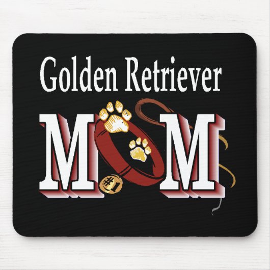 Tapis De Souris Golden Retriever Maman Cadeaux (Devant)
