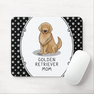 Tapis De Souris Golden Retriever Mom - Dog Mom
