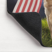Tapis De Souris Golden Retriever patriotique (Coin)