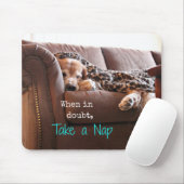 Tapis De Souris Golden Retriever Prenez une sieste (Avec souris)