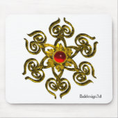 TAPIS DE SOURIS GOLDEN ROSE RUBY (Devant)