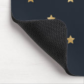 Tapis De Souris Golden Stars on Midnight Black (Coin)