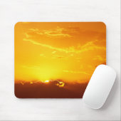 Tapis De Souris Golden Sunset Mousepad (Avec souris)